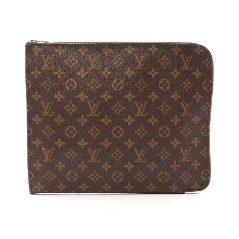 Louis Vuitton Pochette Pouch Canvas Monogram Shoulder Bag Brown